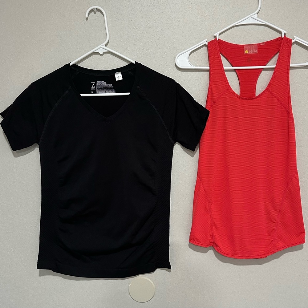ZELLA workout T and tank both for $12